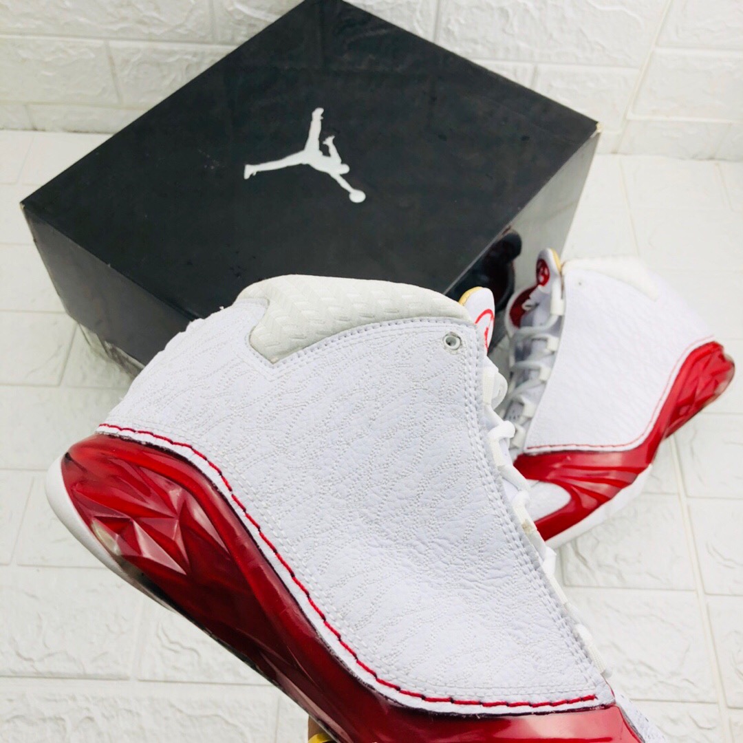 Authentic Air Jordan 23 White Red